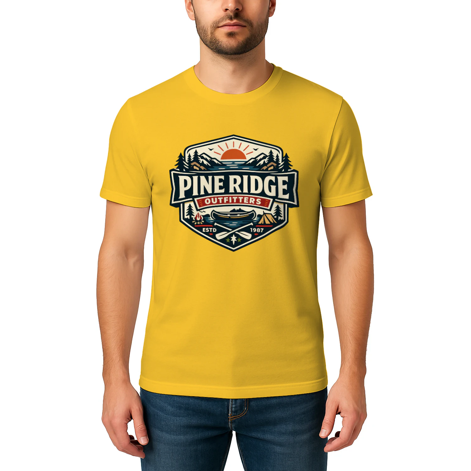 Pine Ridge Outfitters Vintage Unisex T-Shirt 👕🥰😍🤩