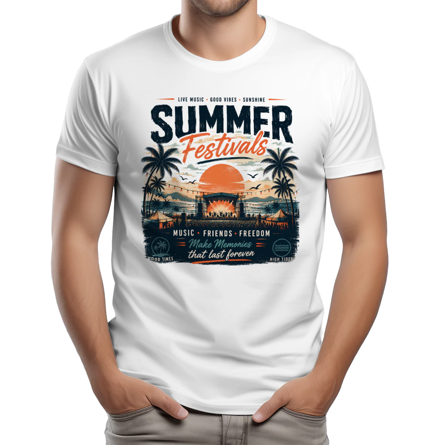Summer Festival Vintage Unisex T-Shirt