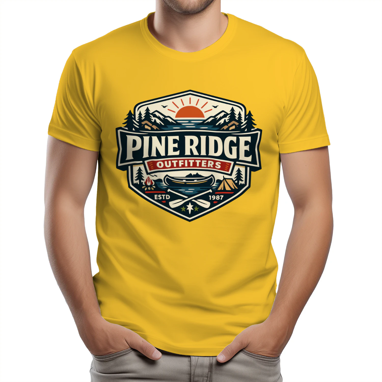 Pine Ridge Outfitters Vintage Unisex T-Shirt 👕🥰😍🤩