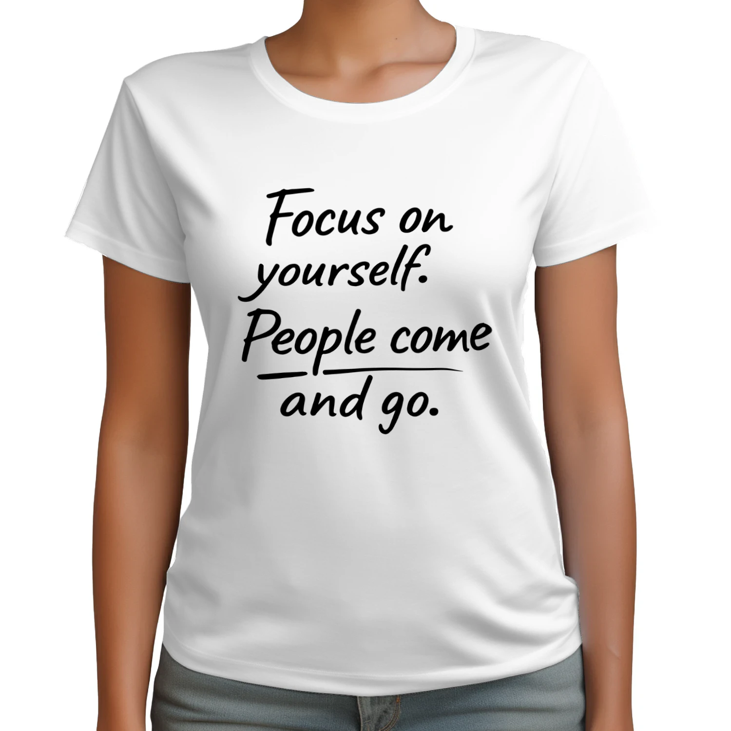 Focus on Yourself Vintage Unisex T-Shirt