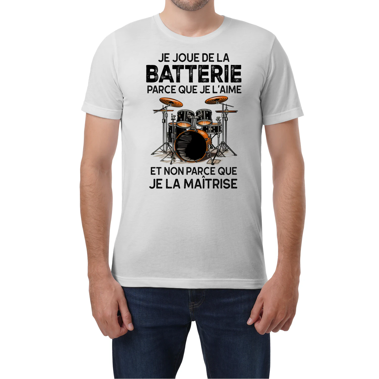 JE JOUE DE LA BATTERIE