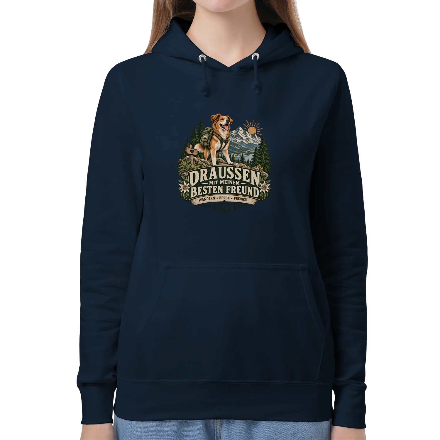 Draußen mit meinem besten Freund – Wanderwild Hoodie