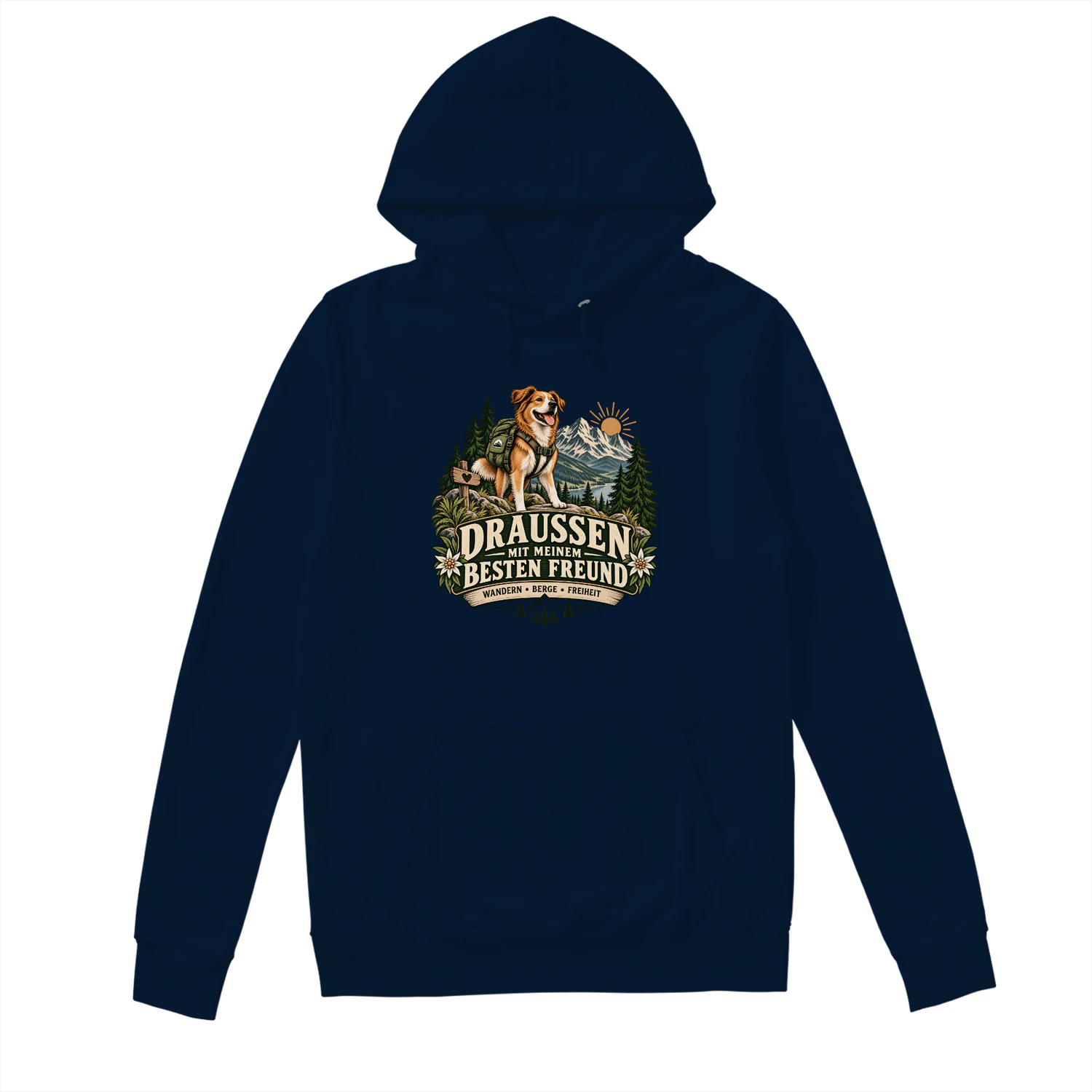 Draußen mit meinem besten Freund – Wanderwild Hoodie
