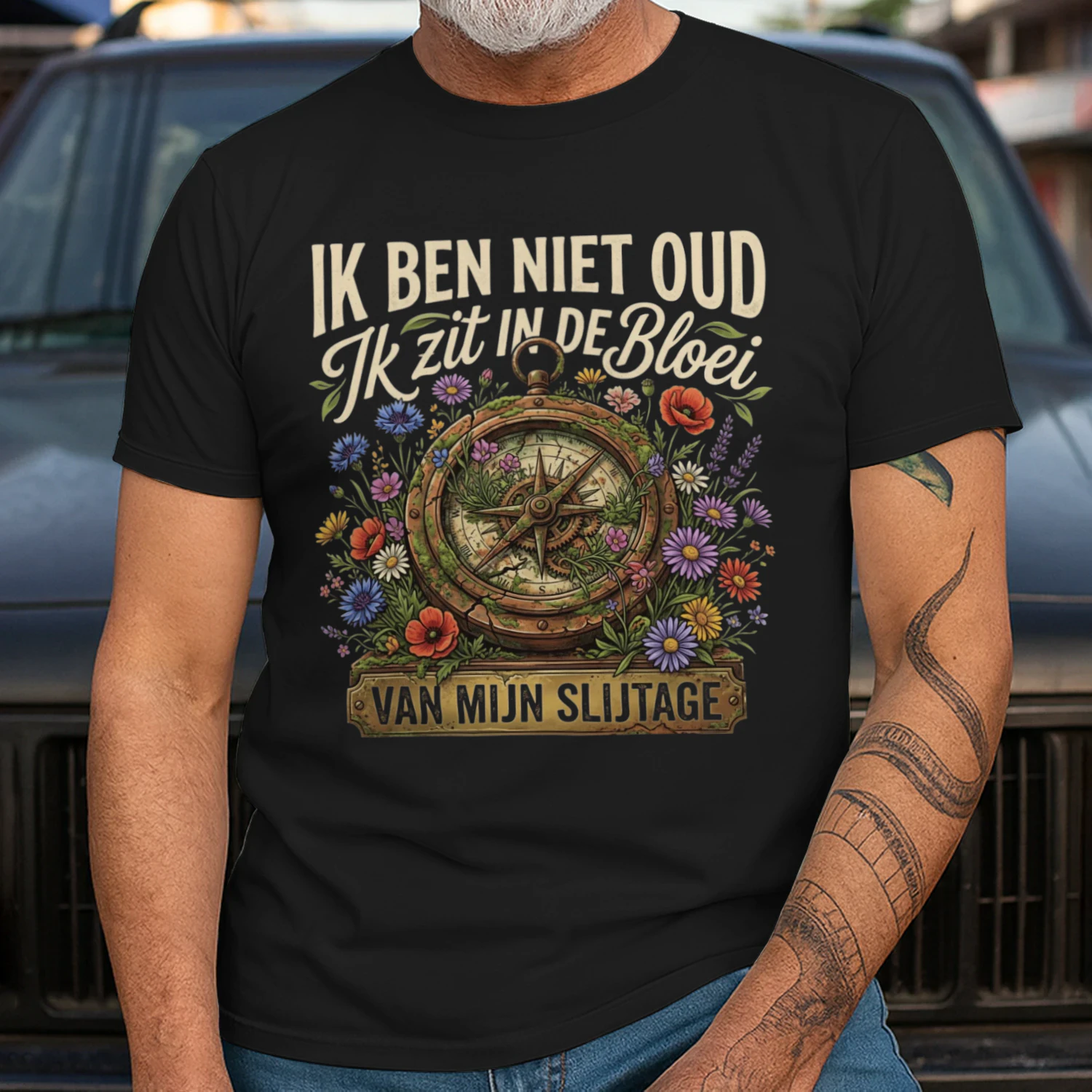 Ik ben niet oud, ik zit in de bloei van mijn slijtage