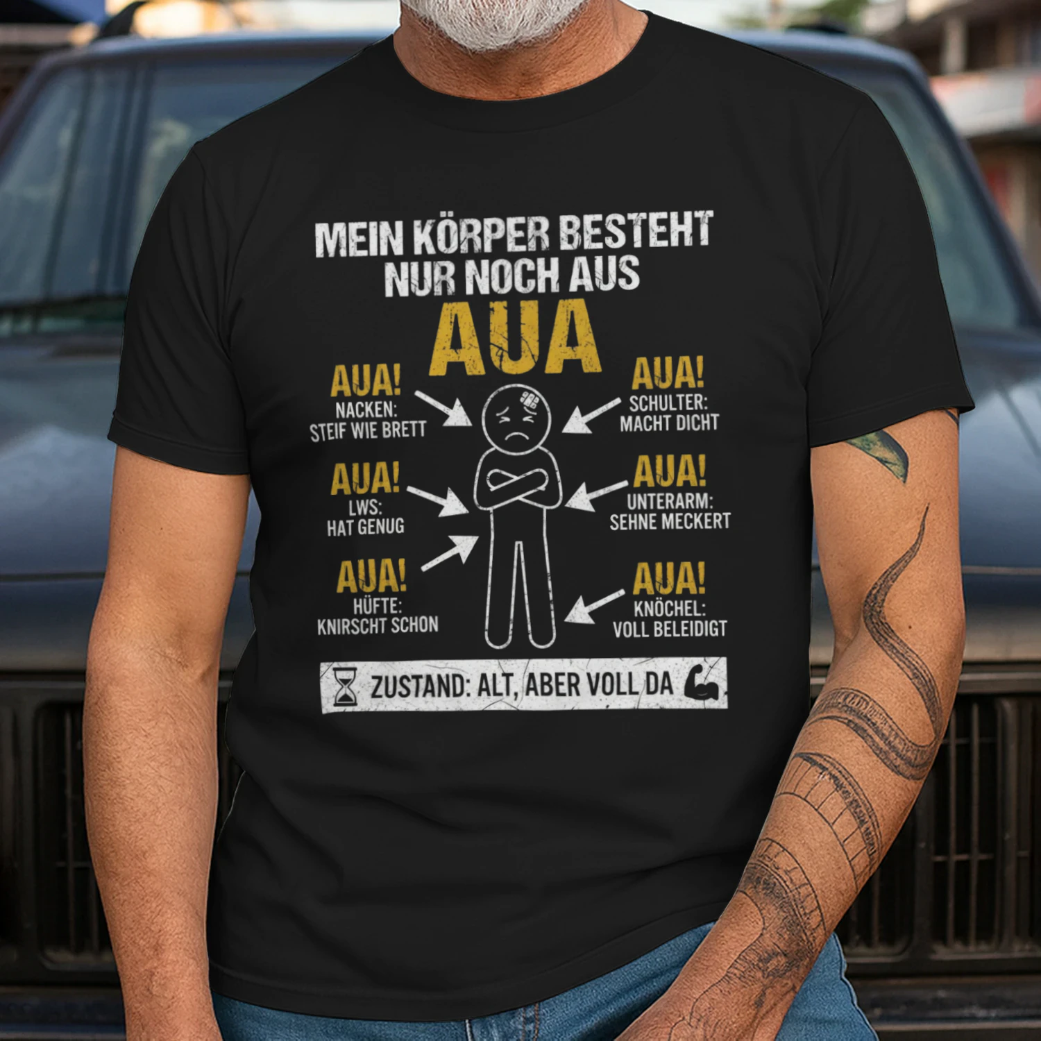 MEIN KÖRPER BESTEHT NUR NOCH AUS AUA