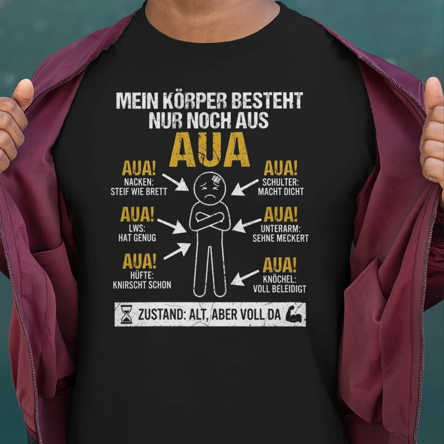 MEIN KÖRPER BESTEHT NUR NOCH AUS AUA