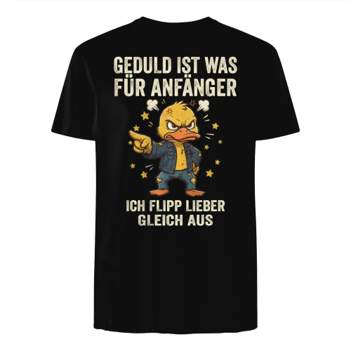 Angry Yellow Duck Merch mit deutschem Spruch