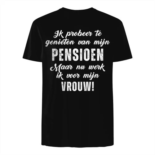 Ik probeer te genieten van mijn PENSIOEN