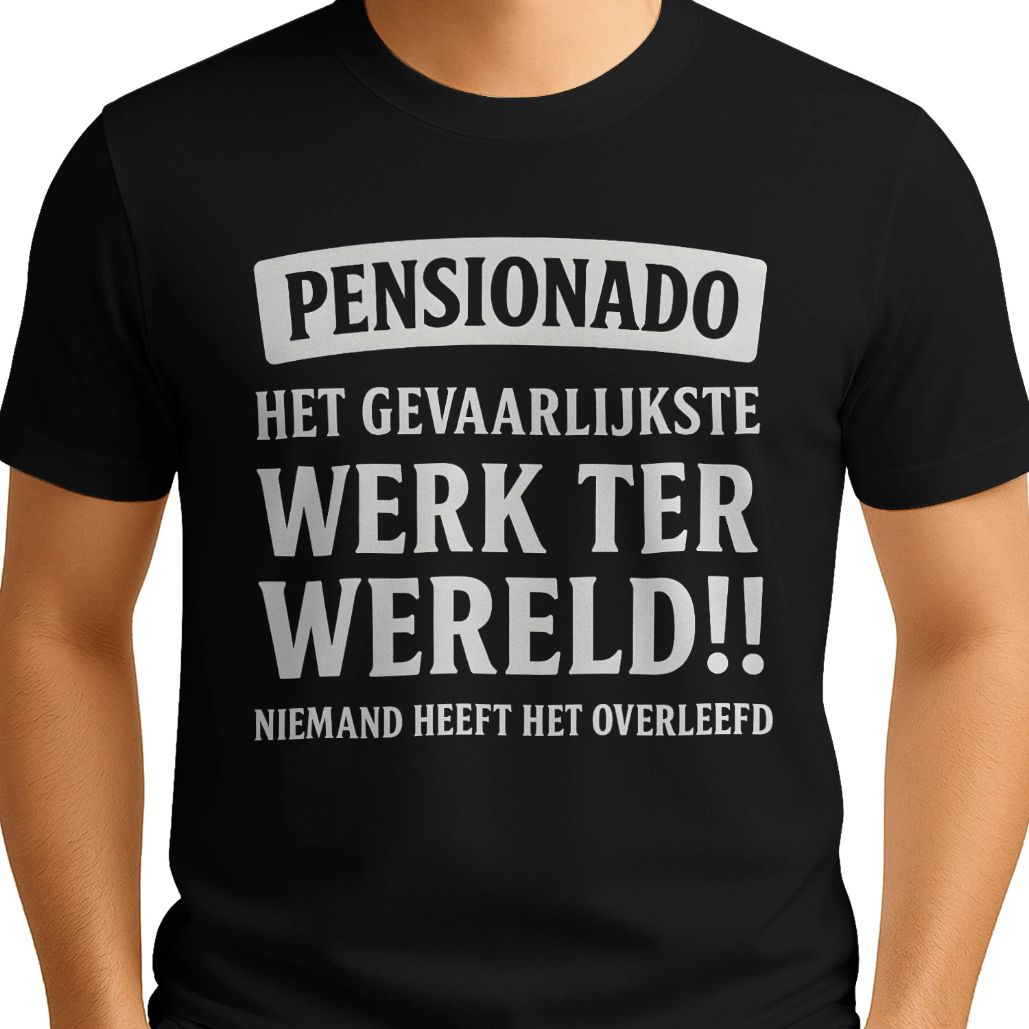 Pensionado Het Gevaarlijkste Werk Ter Wereld Graphic Design