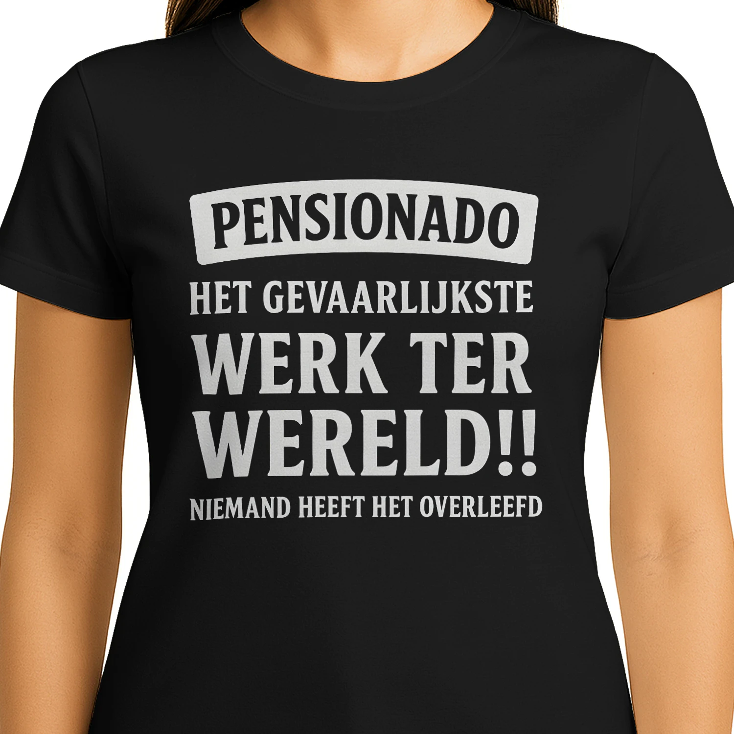 Pensionado Het Gevaarlijkste Werk Ter Wereld Graphic Design