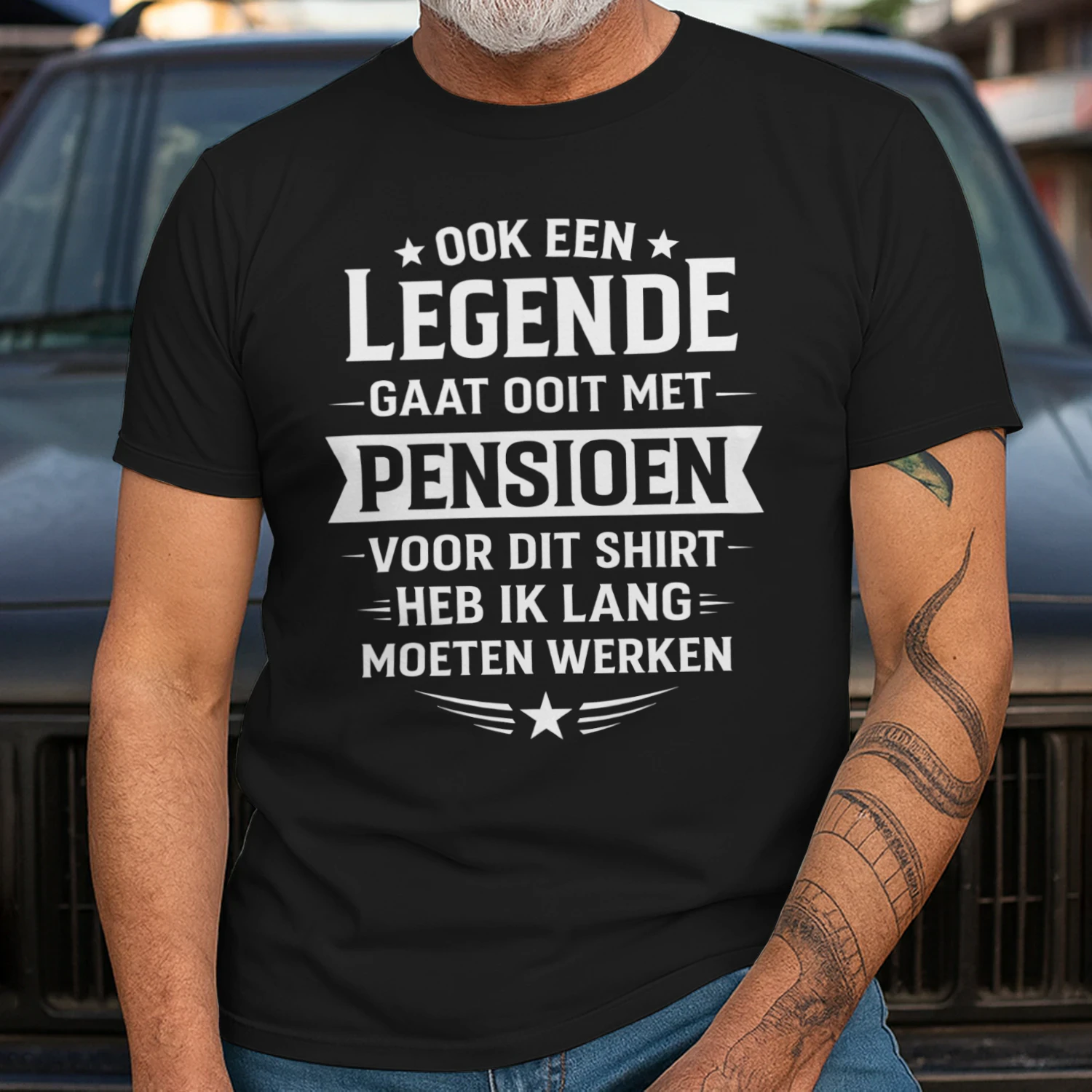 T-shirt Pensioen Humor – Koop Nu, Betaal Later