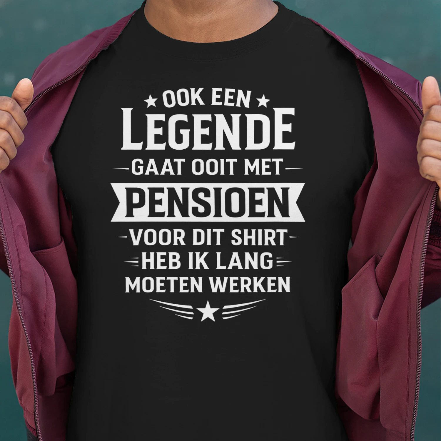 T-shirt Pensioen Humor – Koop Nu, Betaal Later