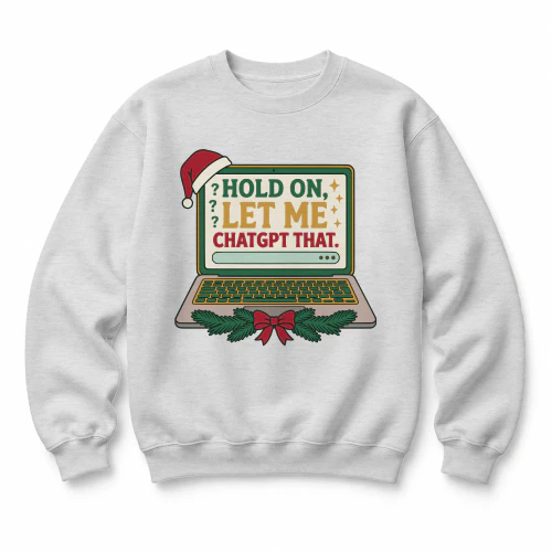 Hold On Let Me ChatGPT That Christmas Jumper
