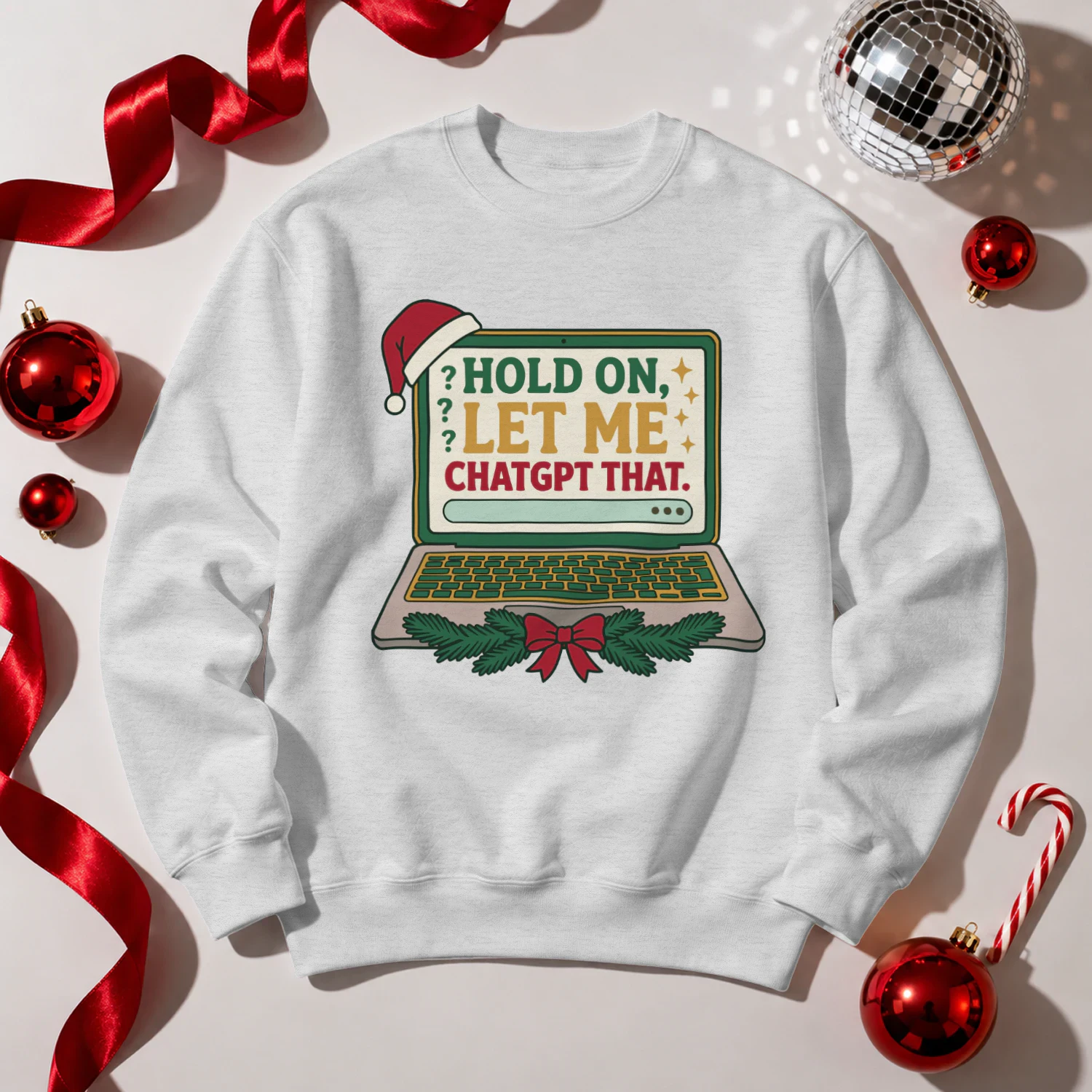 Hold On Let Me ChatGPT That Christmas Jumper
