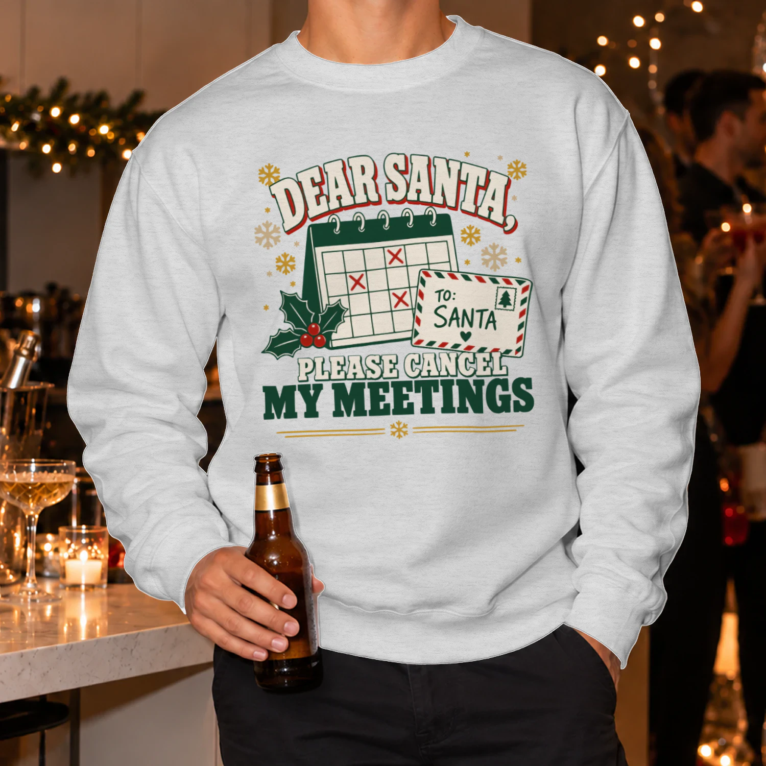Dear Santa Please Cancel My Meetings 