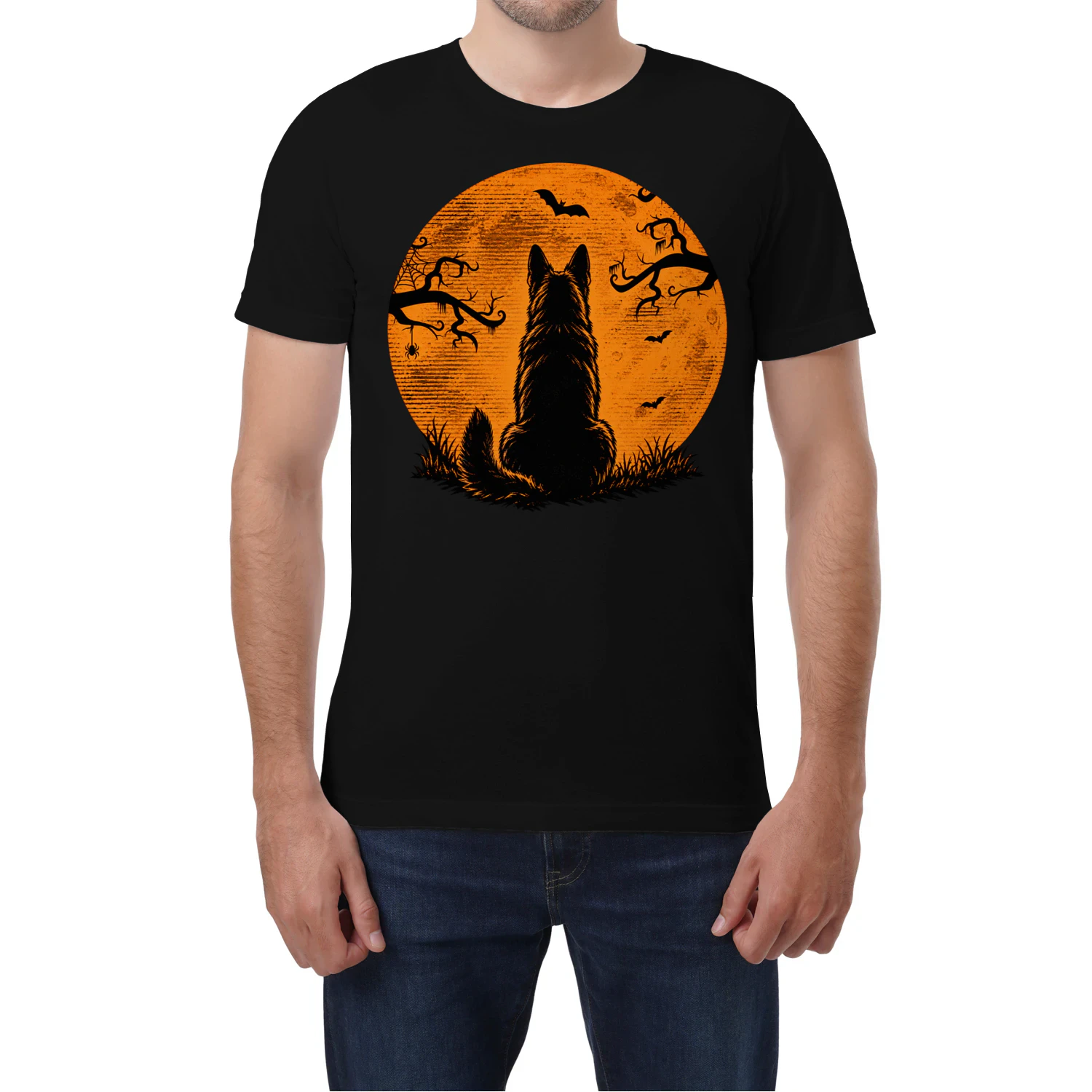 Shepherd Under the Haunted Moon