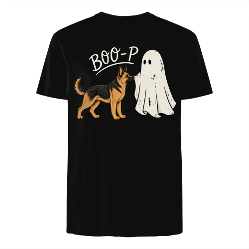 German Shepherd Boops a Ghost