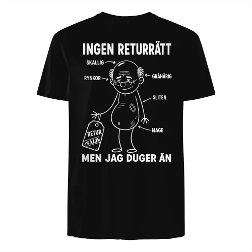INGEN RETURRÄTT