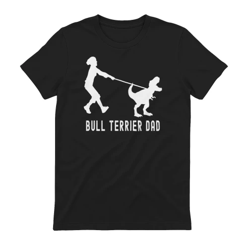 Bull Terrier dad dinosaur