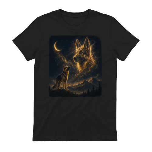 German shepherds moon