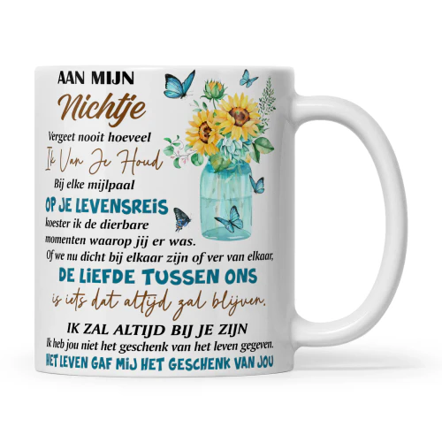 NE - AAN MIJN  Vergeet nooit hoeveel ik van je houd.
