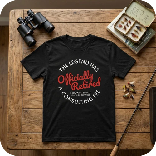 The Legend Has Officially Retired T Shirt - Retirement T Shirts Sweatshirts Hoodies Tank Tops