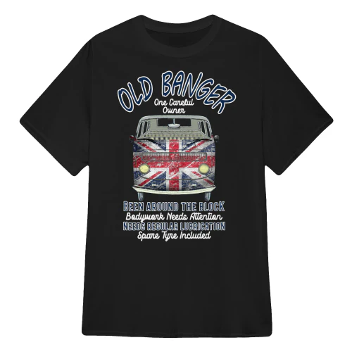 Union Jack Tops T Shirts Sweaters Hoodies - Old Banger Retirees
