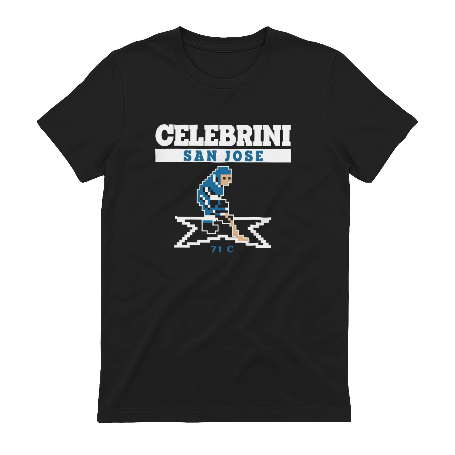 Macklin Celebrini San Jose Sharks Retro Hockey 8Bit Game T-shirt