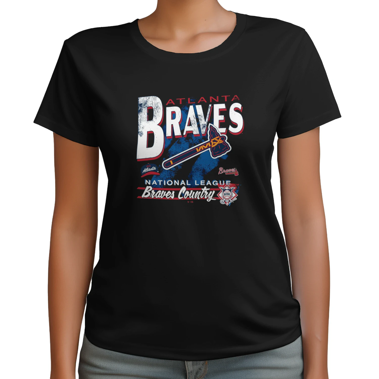 Atlanta Braves National League Braves Country vintage T-shirt