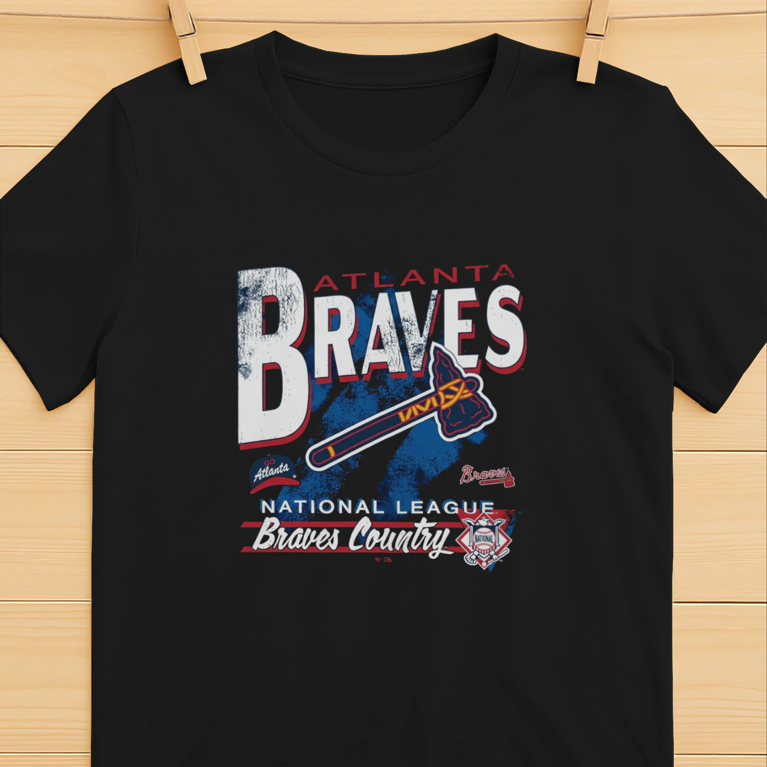 Atlanta Braves National League Braves Country vintage T-shirt