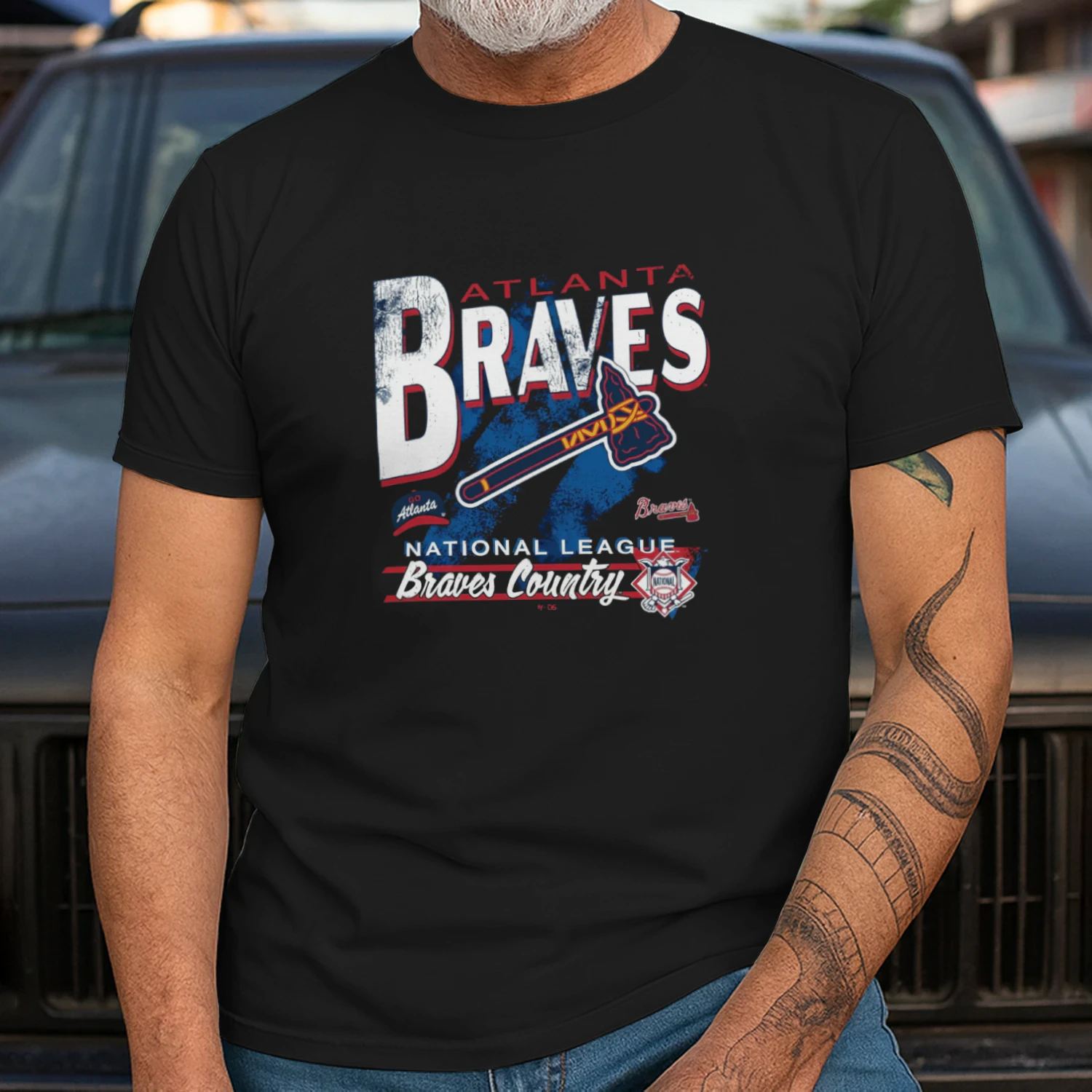 Atlanta Braves National League Braves Country vintage T-shirt