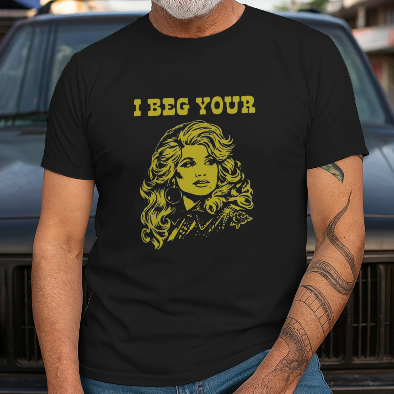 I Beg Your Parton T-shirt  Dolly Parton Country Music Design