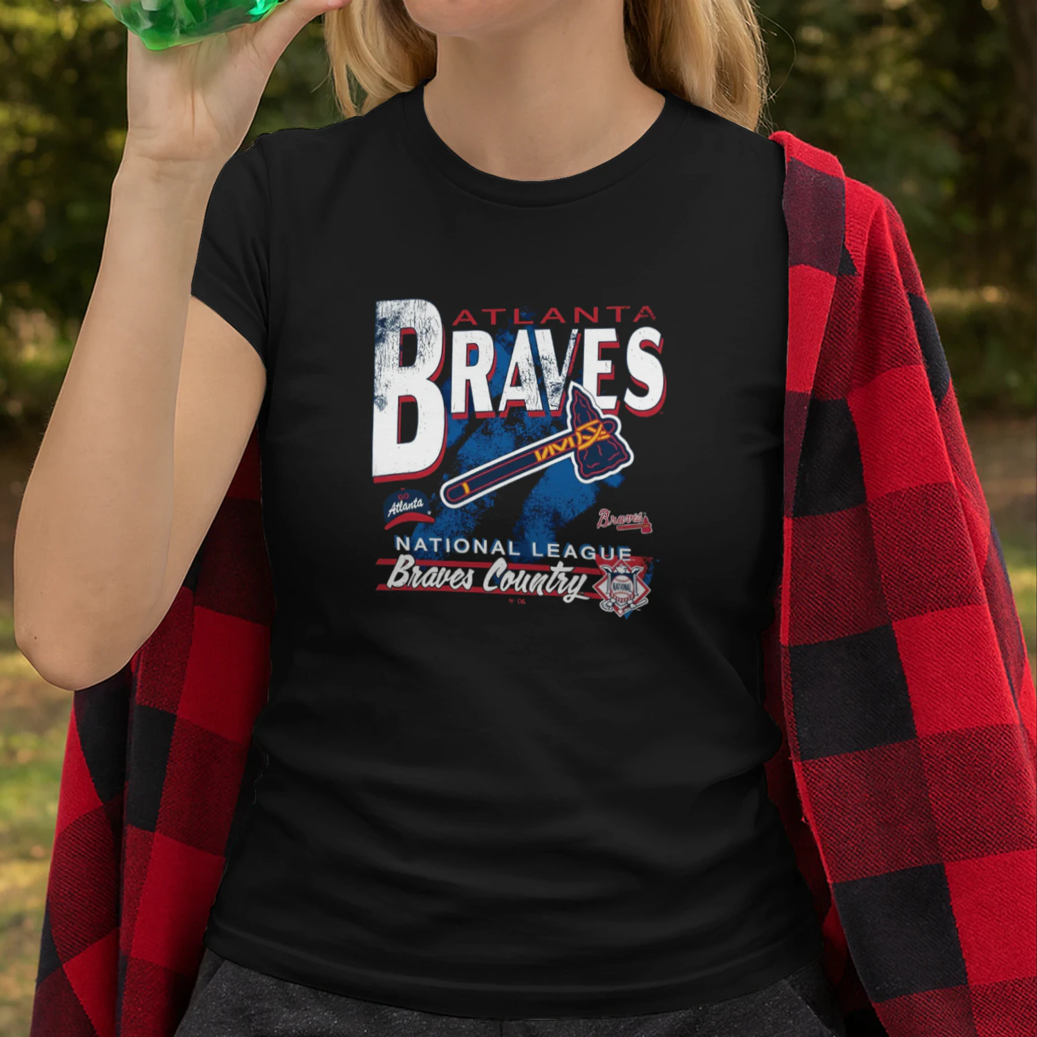 Atlanta Braves National League Braves Country vintage T-shirt