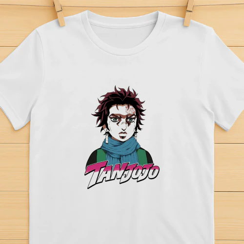 TanJoJo Kamado Tanjiro Jojos Bizarre Adventure Shirt  Anime Crossover Design