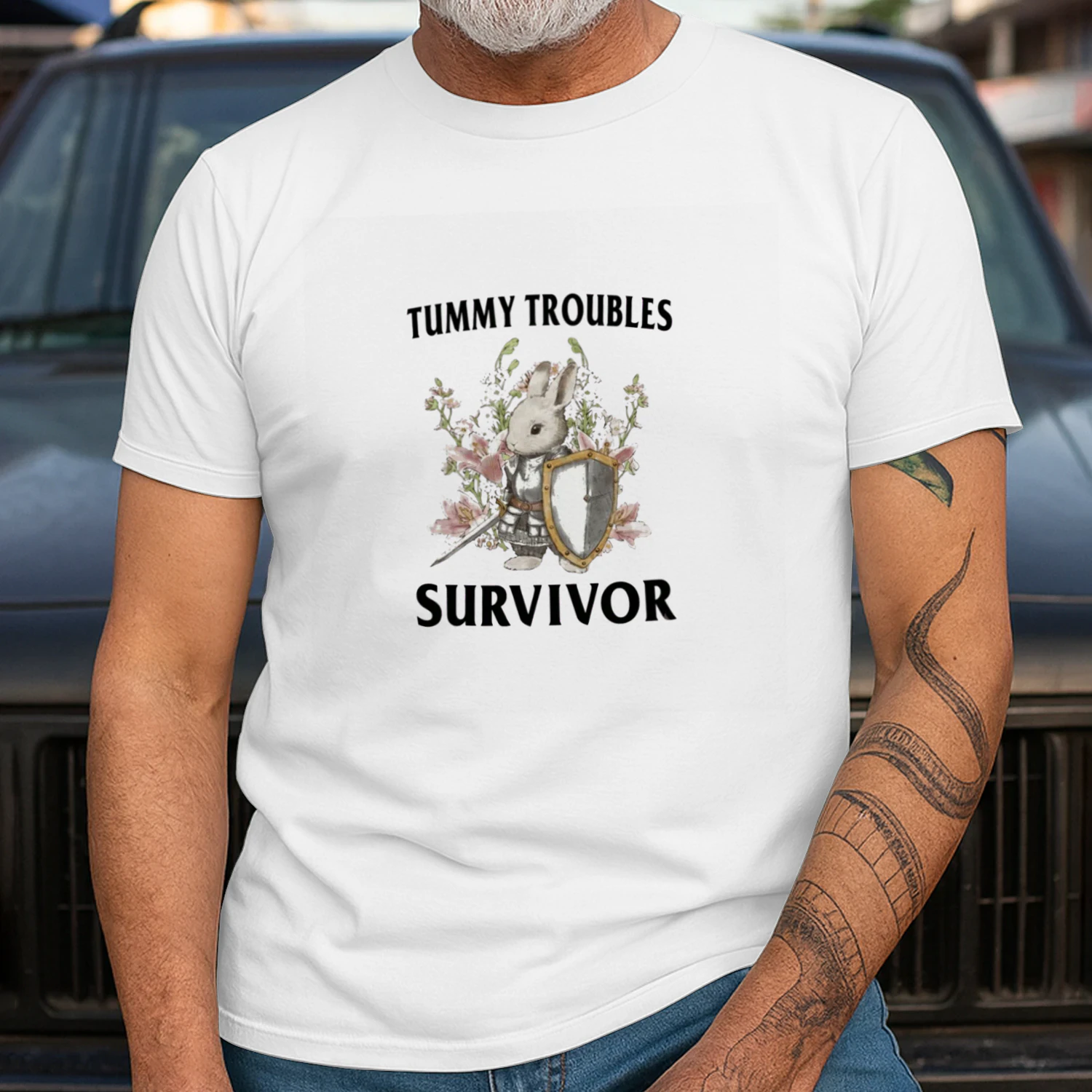 Kate Beckinsale Tummy Troubles Survivor Shirt