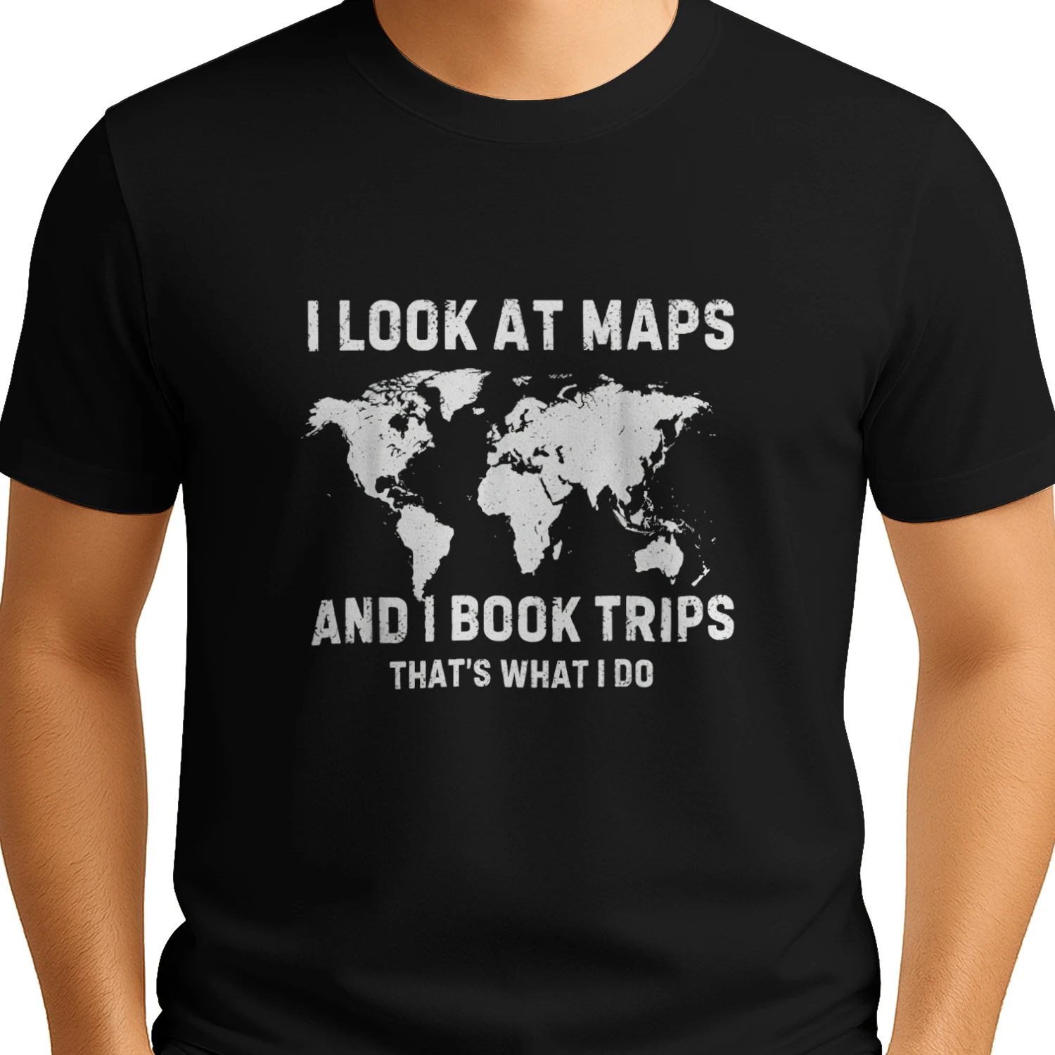 I Look At Maps And I Book Trips Thats What I Do Travel T-shirt  Travel Lover Design