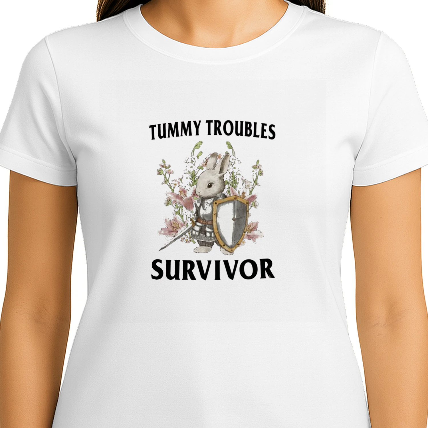 Kate Beckinsale Tummy Troubles Survivor Shirt