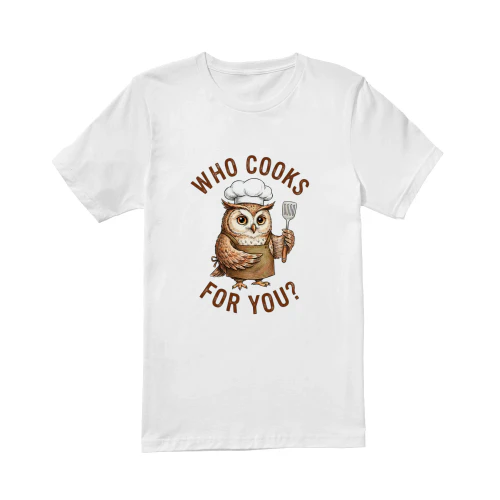 Who Cooks for You Owl Bird Pun Chef Cute Cooking