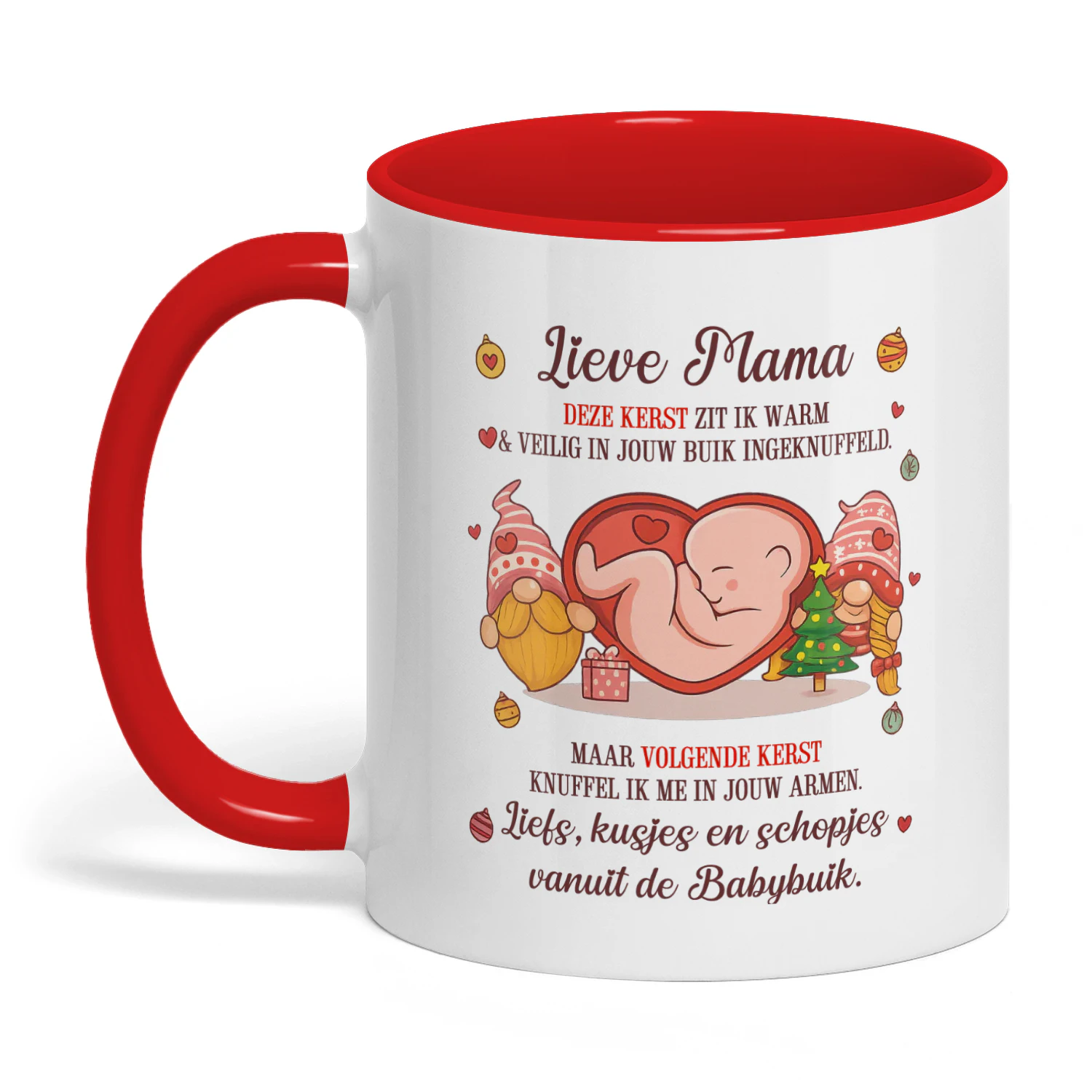 Lieve Mama Two-tone Ceramic Mug 11oz