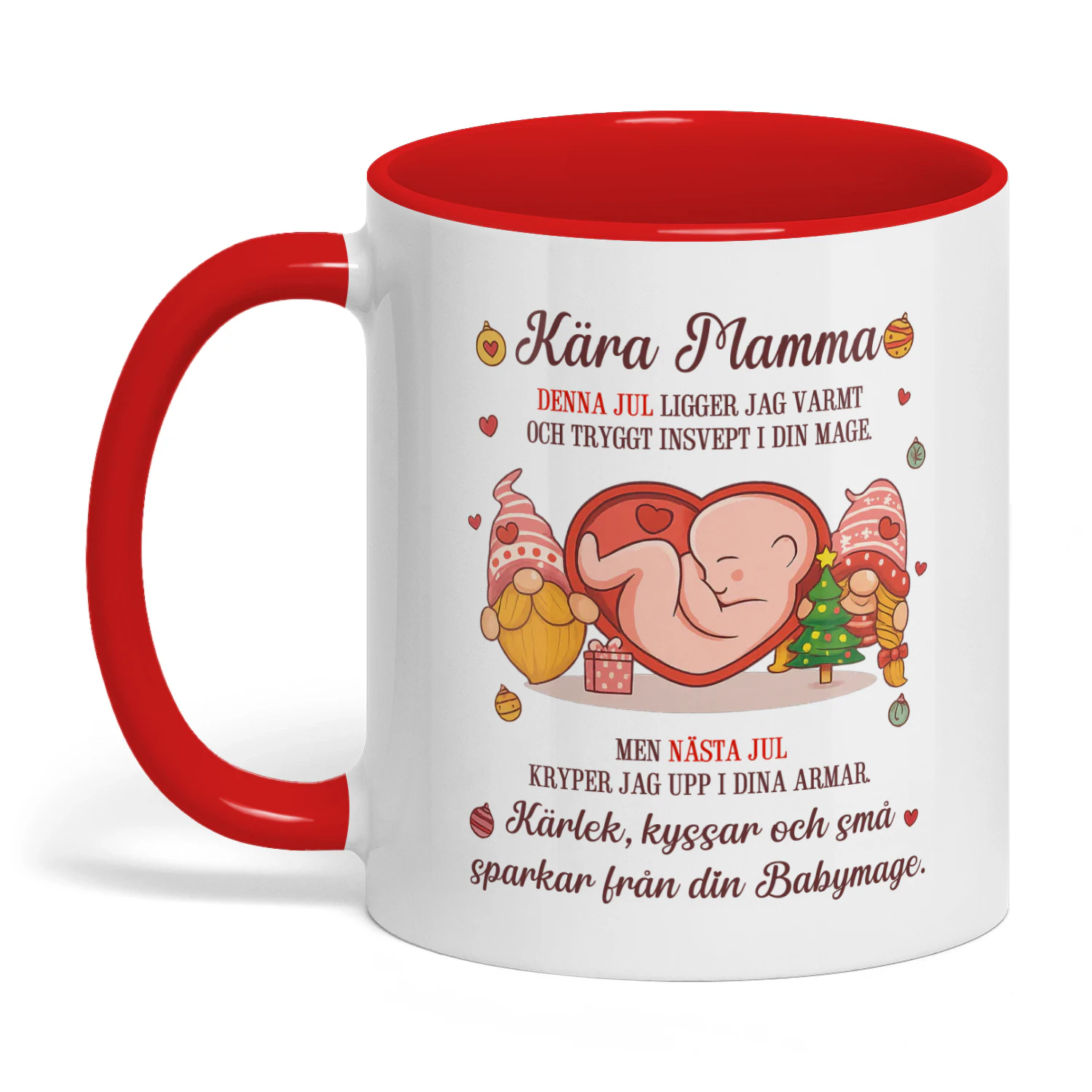 Kära Mamma Two-tone Ceramic Mug 11oz