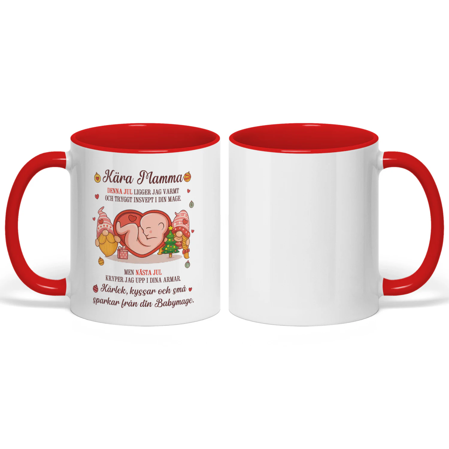 Kära Mamma Two-tone Ceramic Mug 11oz