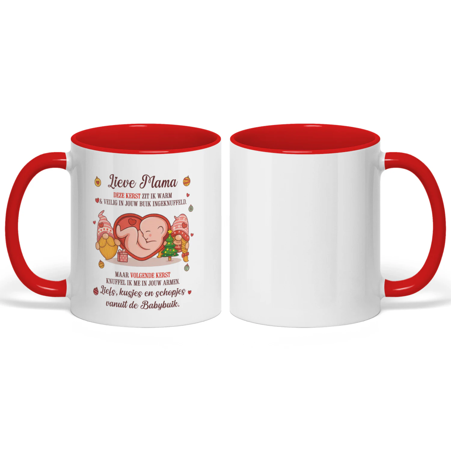 Lieve Mama Two-tone Ceramic Mug 11oz