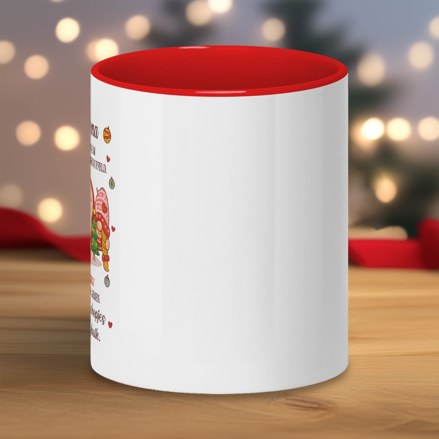 Lieve Mama Two-tone Ceramic Mug 11oz