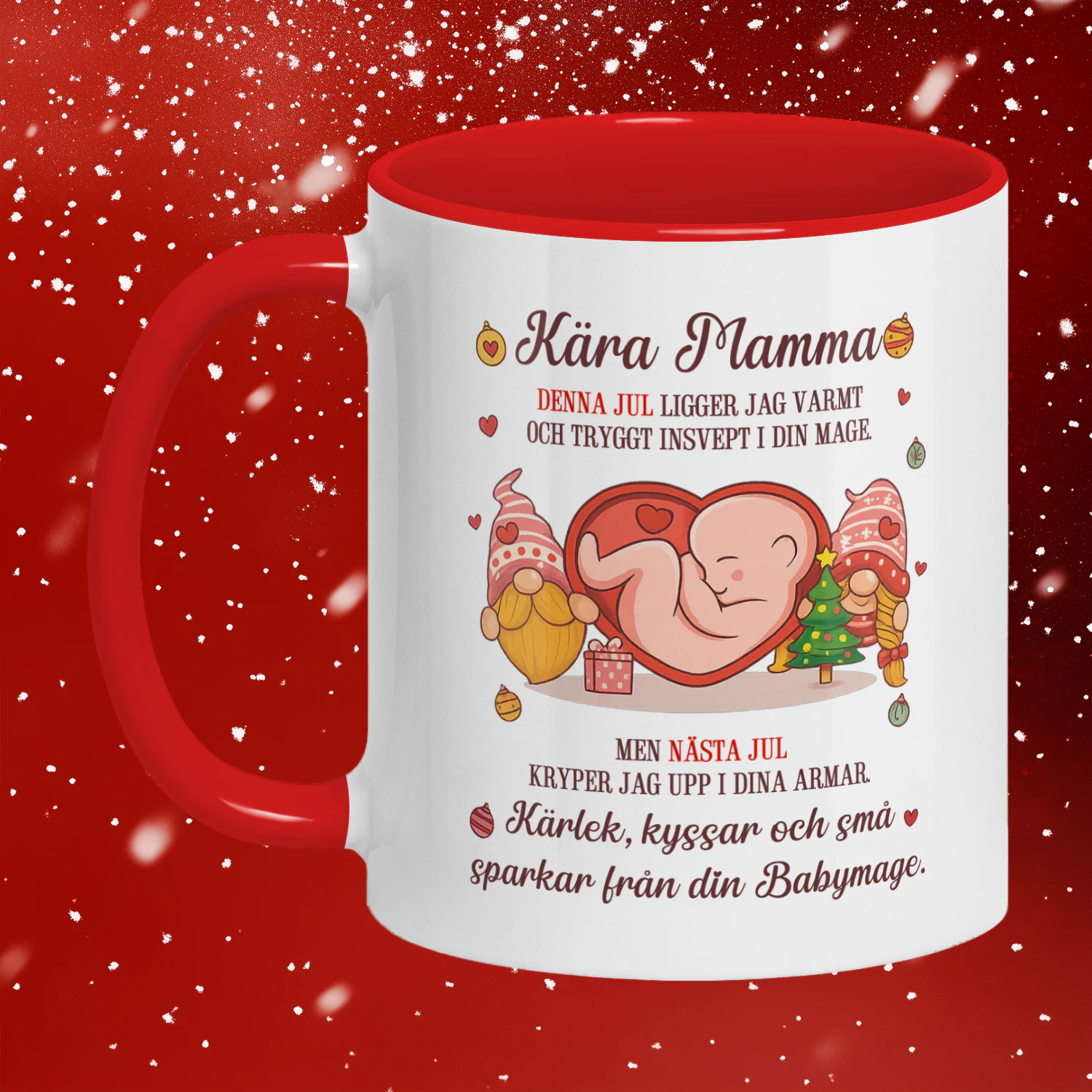 Kära Mamma Two-tone Ceramic Mug 11oz