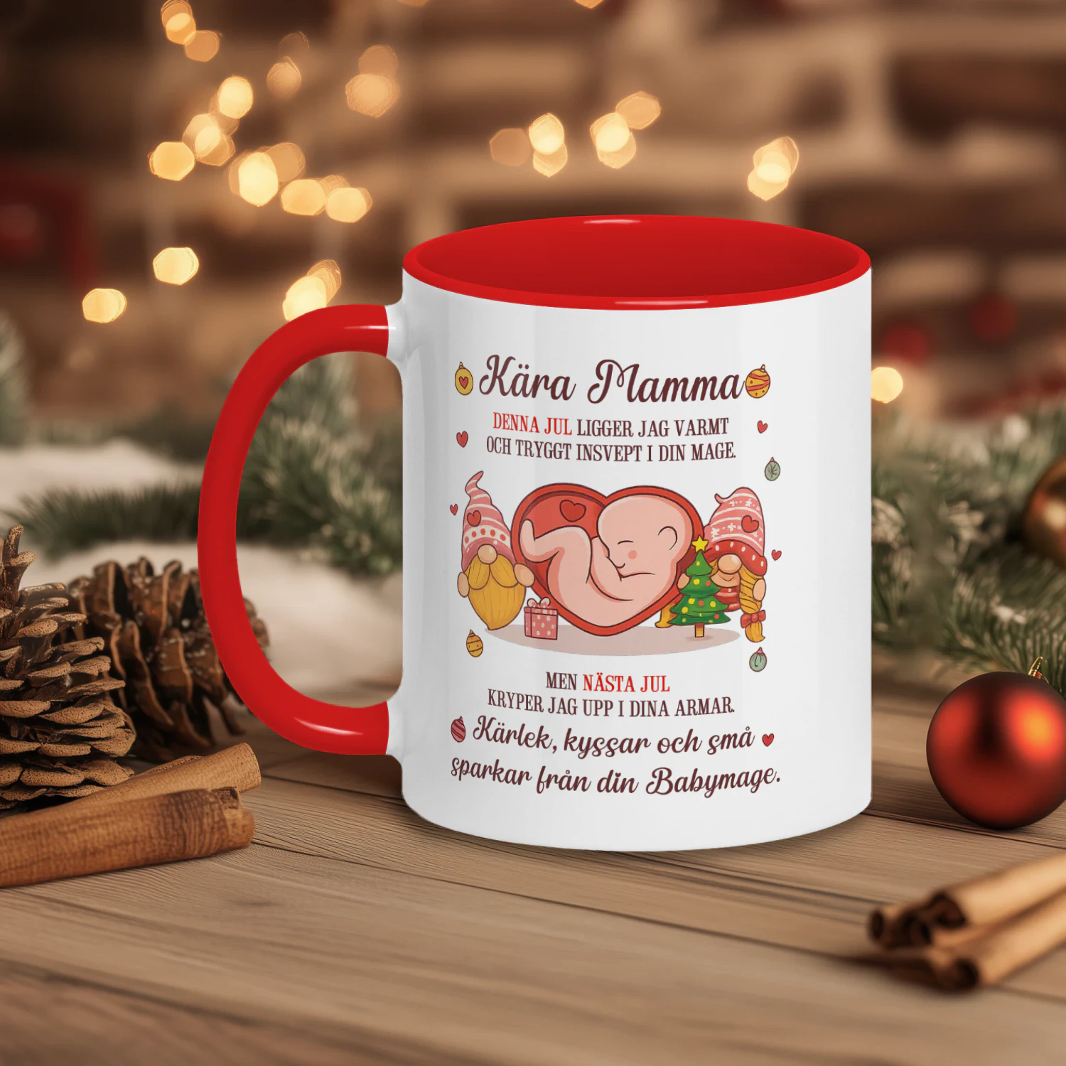 Kära Mamma Two-tone Ceramic Mug 11oz