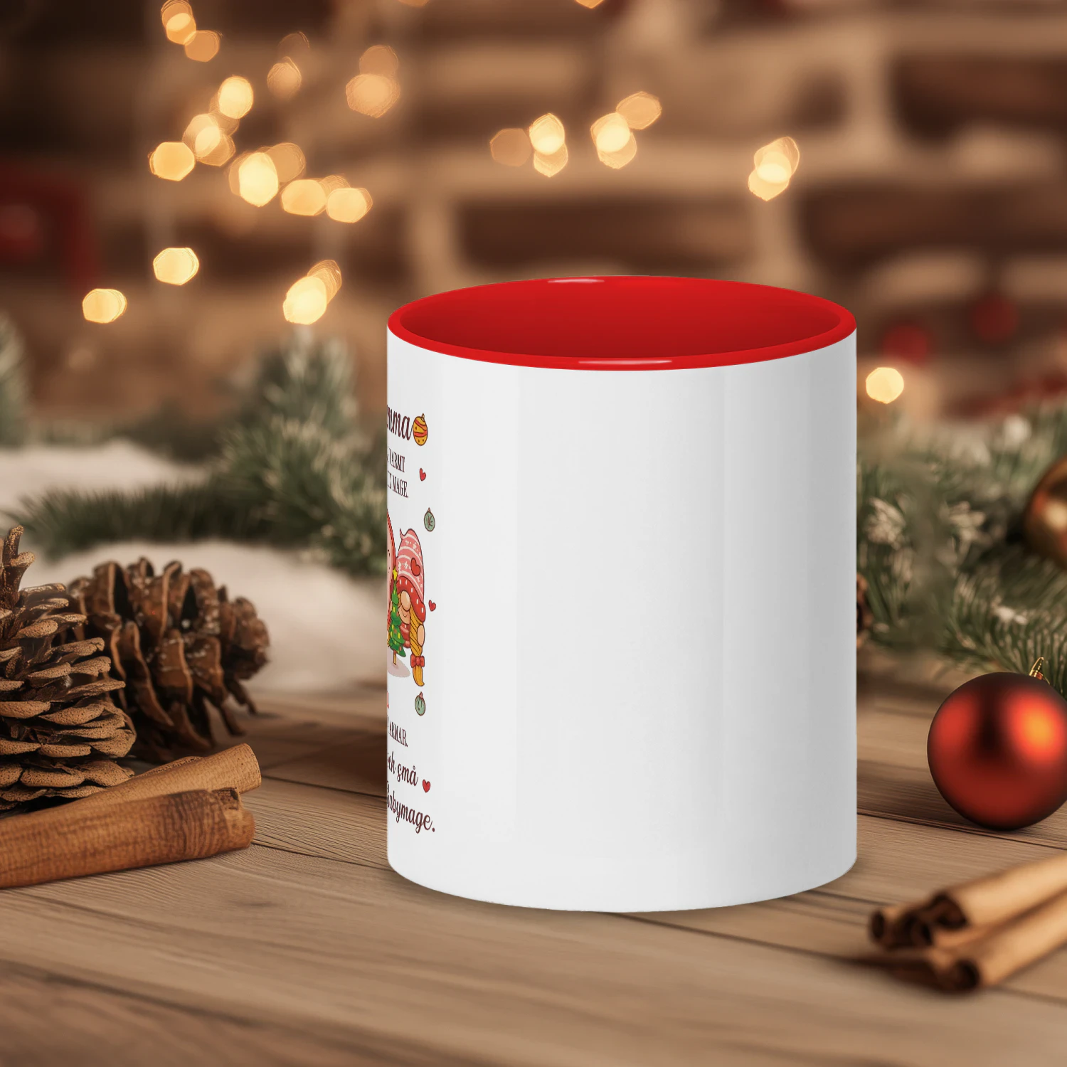 Kära Mamma Two-tone Ceramic Mug 11oz