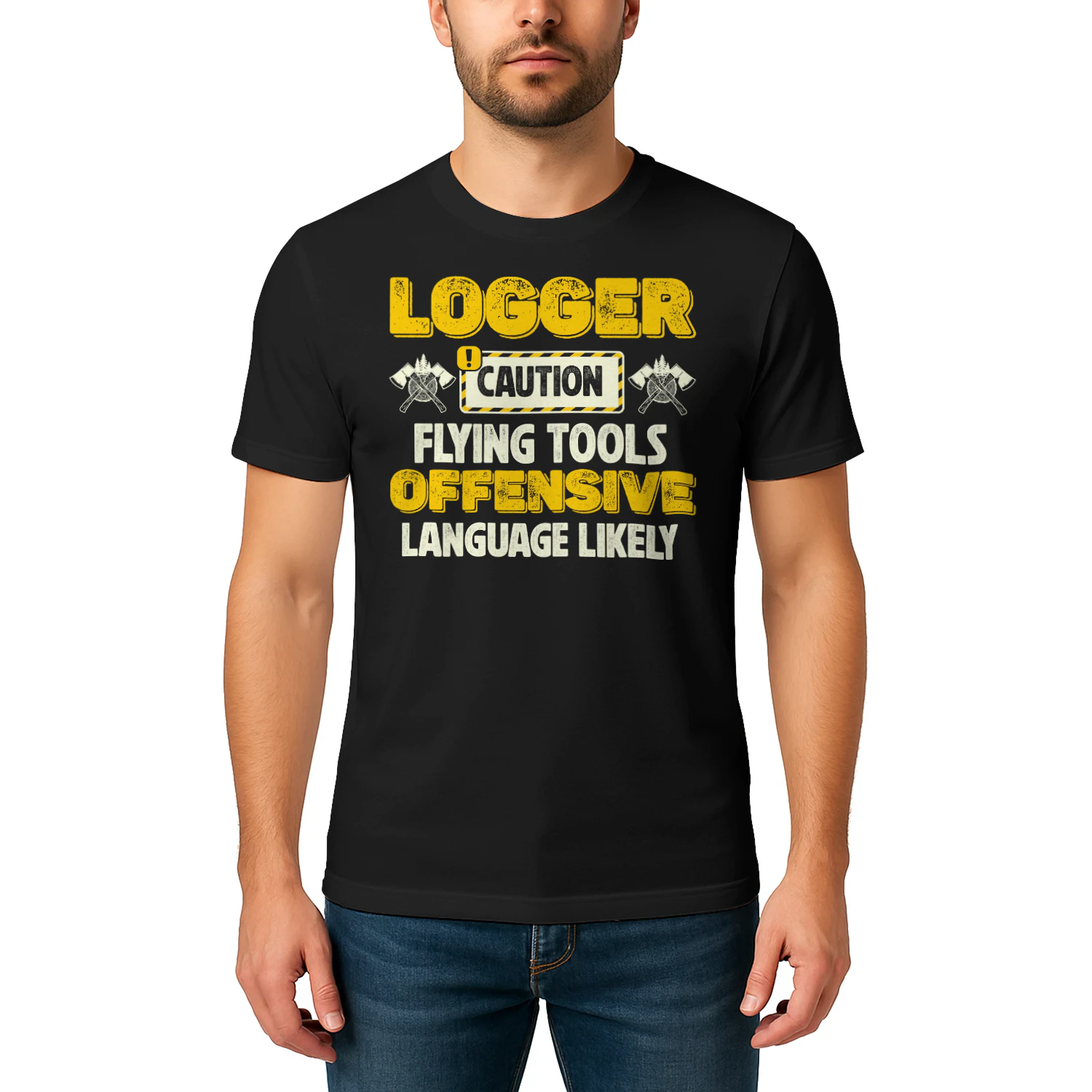 LOGGER - CAUTION FLYING TOOLS