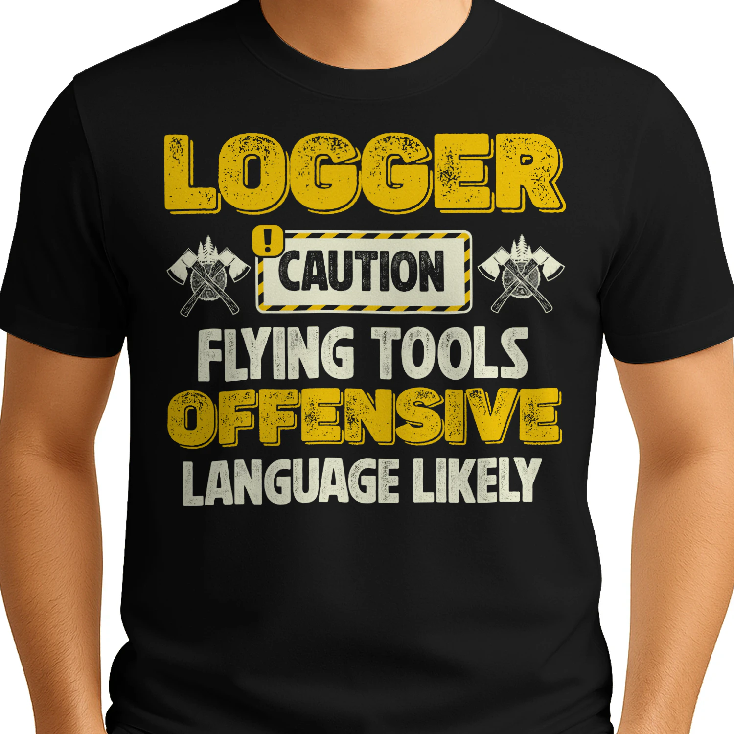 LOGGER - CAUTION FLYING TOOLS