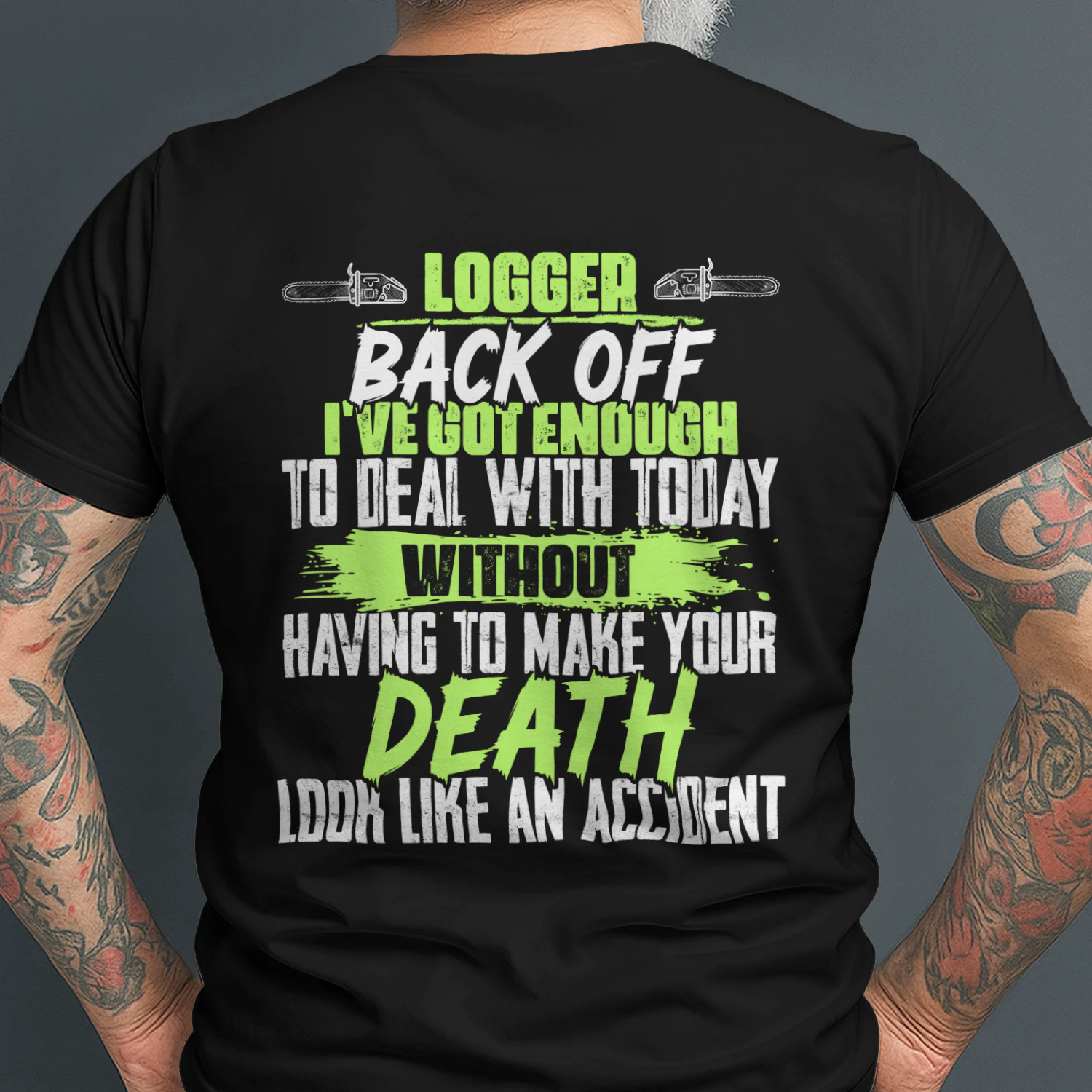 Logger - Back Off Funny Sarcastic