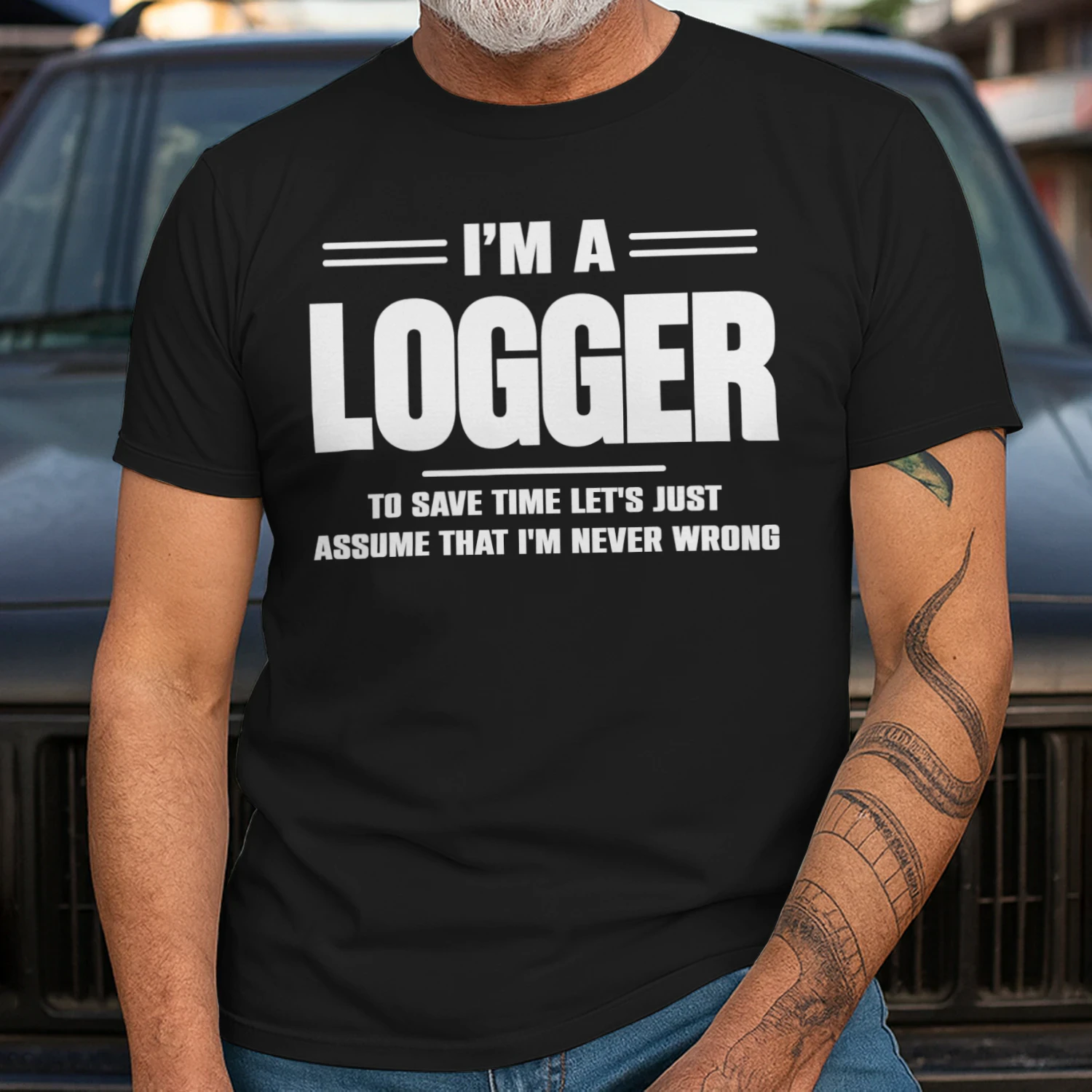 I AM A LOGGER - I AM NEVER WRONG